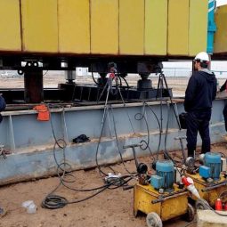 Static loading test of PHC piles using jacked-in pilling machine